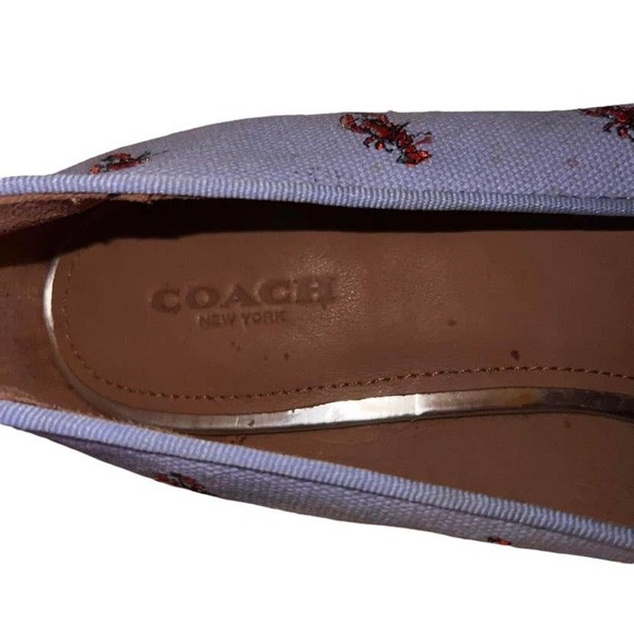 Coach Utopia Lobster Fabric Shoes Size 8.5 - Picture 5 of 7